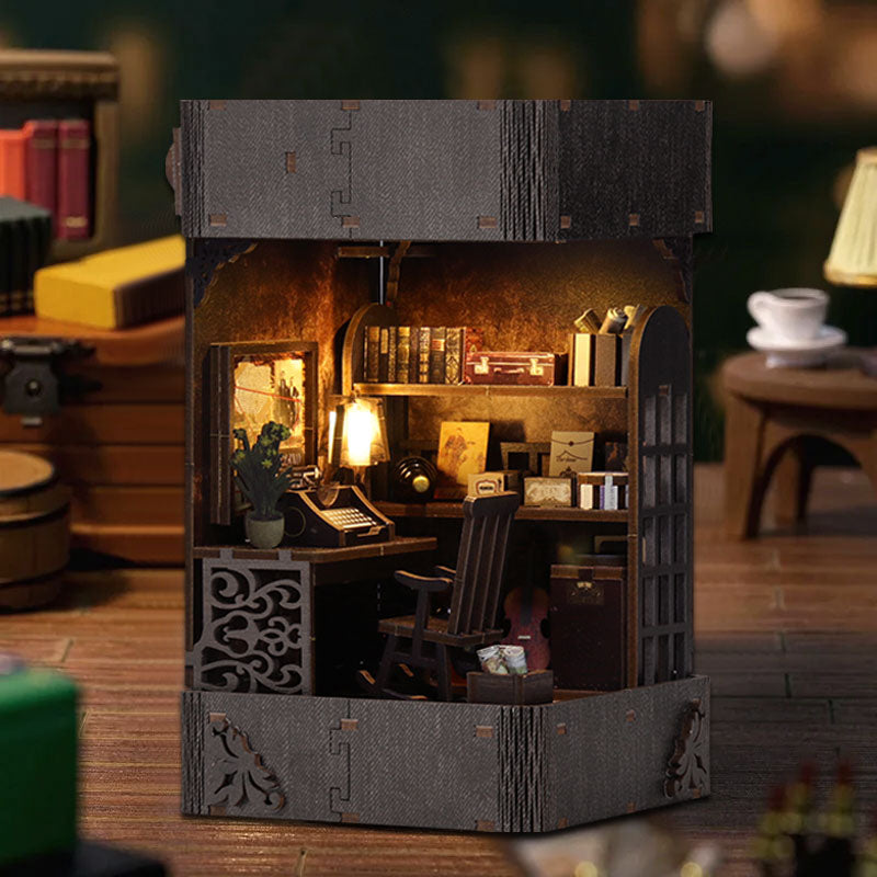 Detective Agency - DIY Dollhouse Kit Mysterious Office