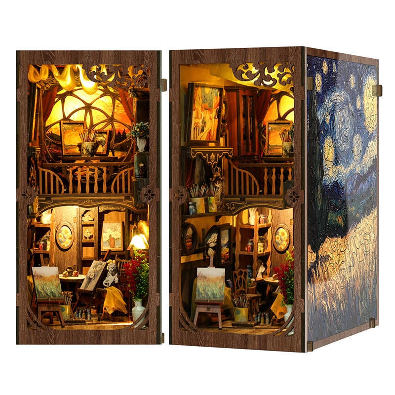 A World Within The Frame - DIY Book Nook Kit Starry Night Puzzle