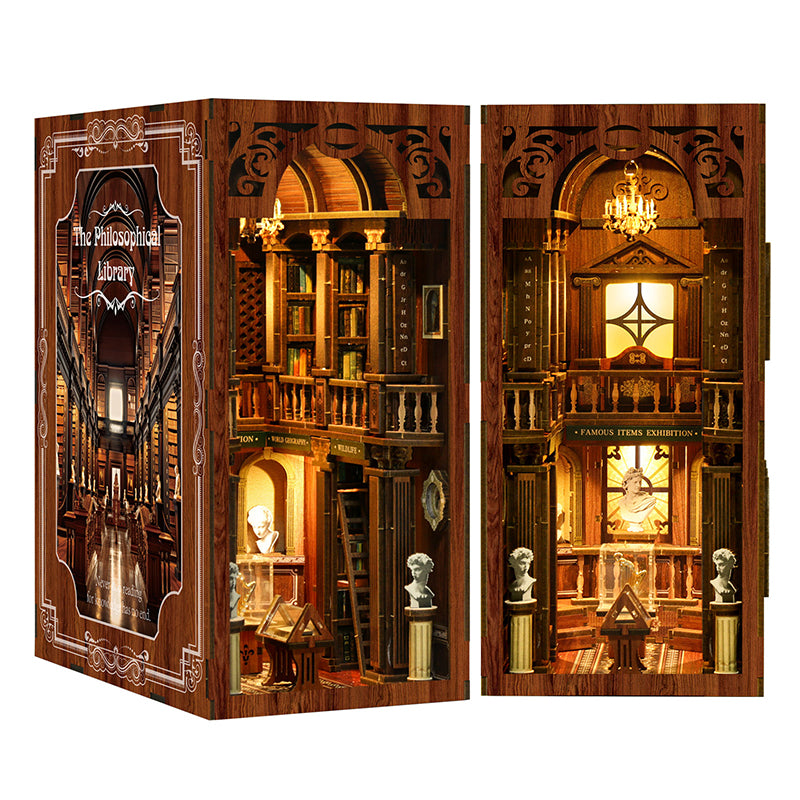 The Philosophical Library - DIY Book Nook Kit Miniature Art Exhibition