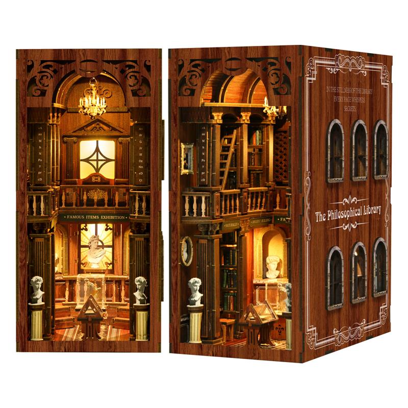The Philosophical Library - DIY Book Nook Kit Miniature Art Exhibition