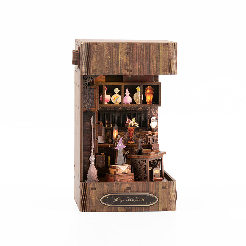 Magic Book House - DIY Dollhouse Kit 3D Miniature Witch's Hut