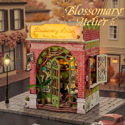 Blossomary Atelier - DIY Book Nook Kit Miniature European Romantic Style Flower Shop