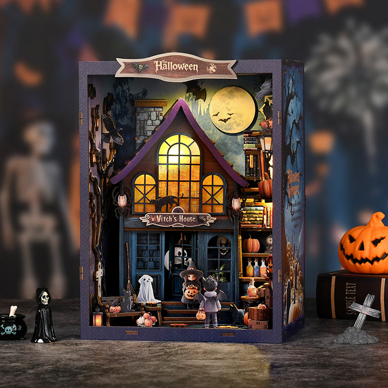 The Magical Night at the Castle - DIY Book Nook Kit Miniature Halloween Witch's House