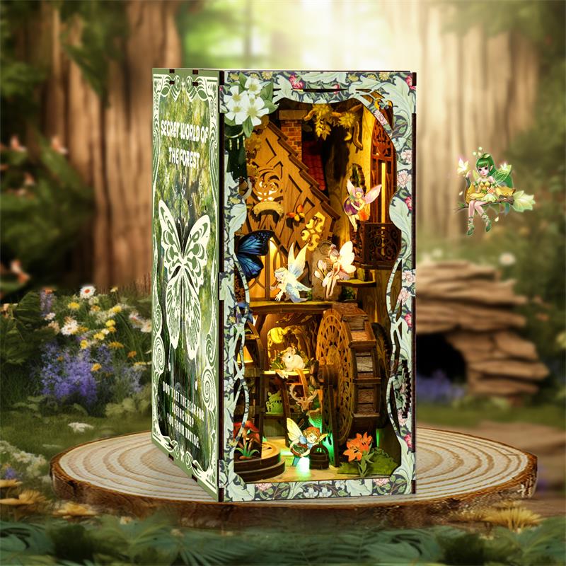 Secret World of The Forest - DIY Book Nook Kit Miniature Fairy World
