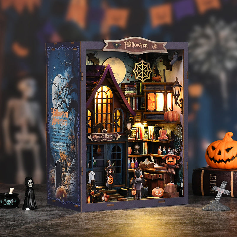 The Magical Night at the Castle - DIY Book Nook Kit Miniature Halloween Witch's House