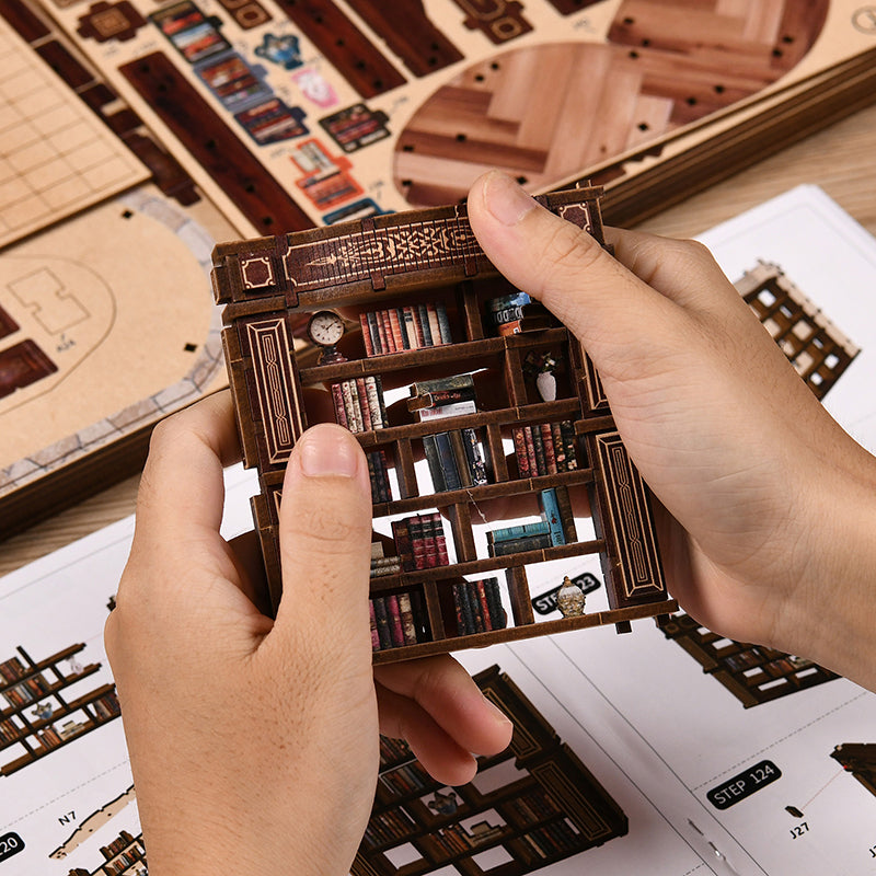 Dreamy Book Hall - DIY Miniature Dollhouse Kit 3D Puzzle