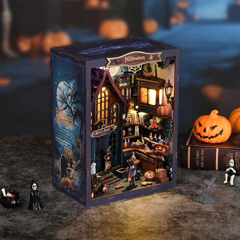The Magical Night at the Castle - DIY Book Nook Kit Miniature Halloween Witch's House