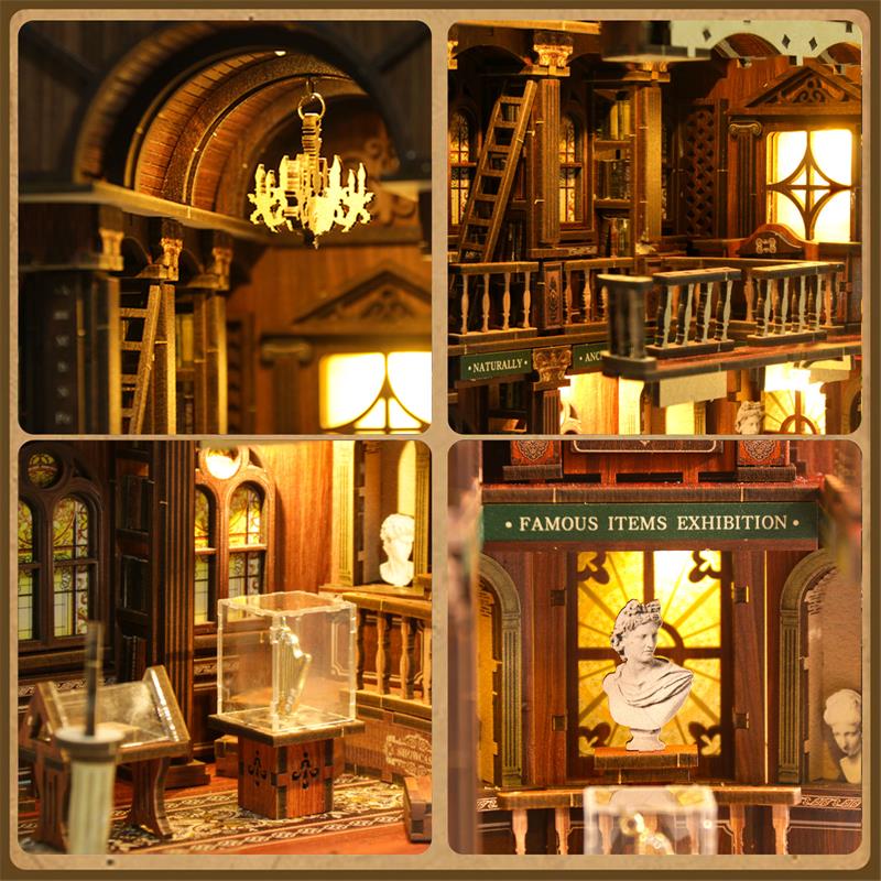 The Philosophical Library - DIY Book Nook Kit Miniature Art Exhibition