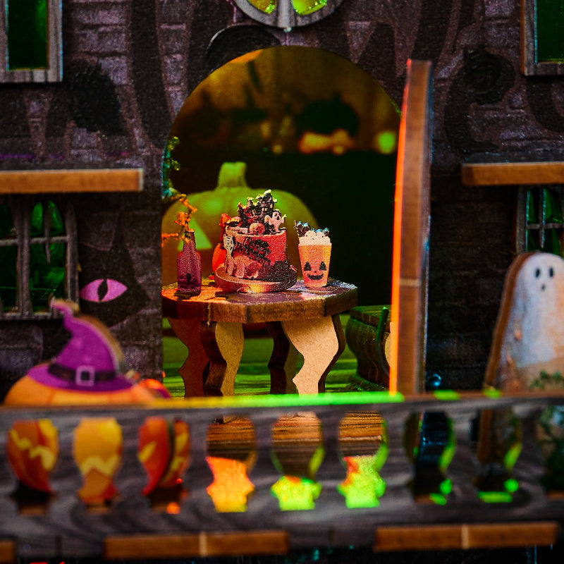 Halloween Carnival - DIY Miniature Dollhouse Kit Magical Halloween Party Night