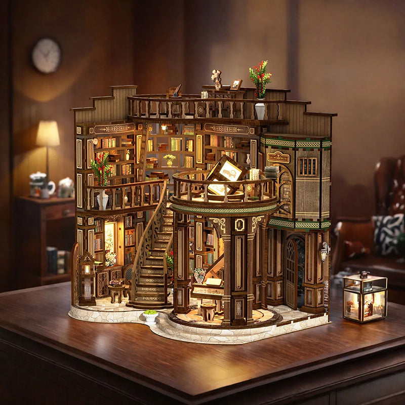 Dreamy Book Hall - DIY Miniature Dollhouse Kit 3D Puzzle