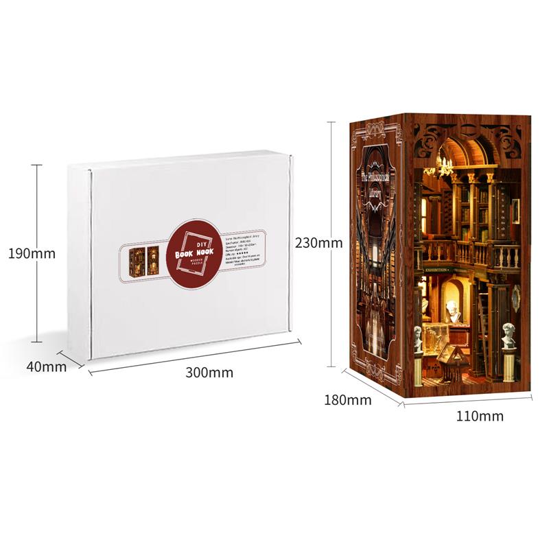 The Philosophical Library - DIY Book Nook Kit Miniature Art Exhibition