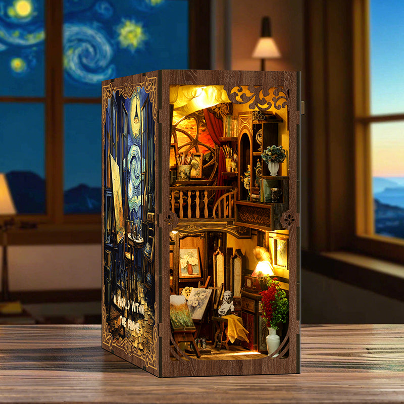 A World Within The Frame - DIY Book Nook Kit Starry Night Puzzle
