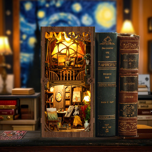 A World Within The Frame - DIY Book Nook Kit Starry Night Puzzle