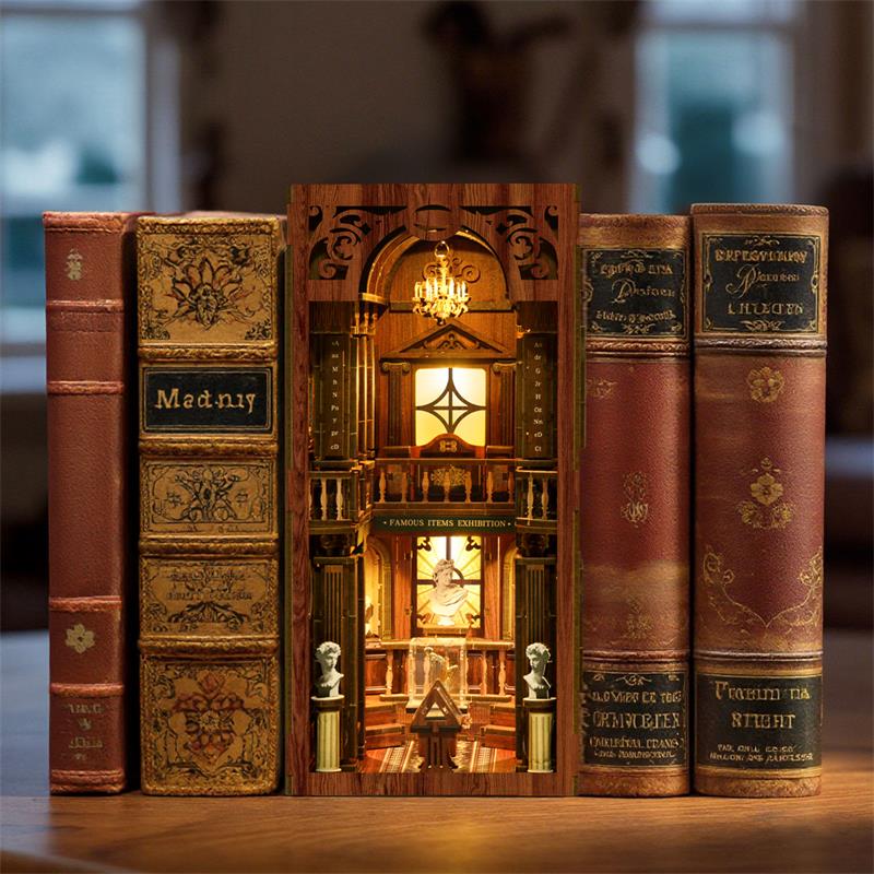 The Philosophical Library - DIY Book Nook Kit Miniature Art Exhibition