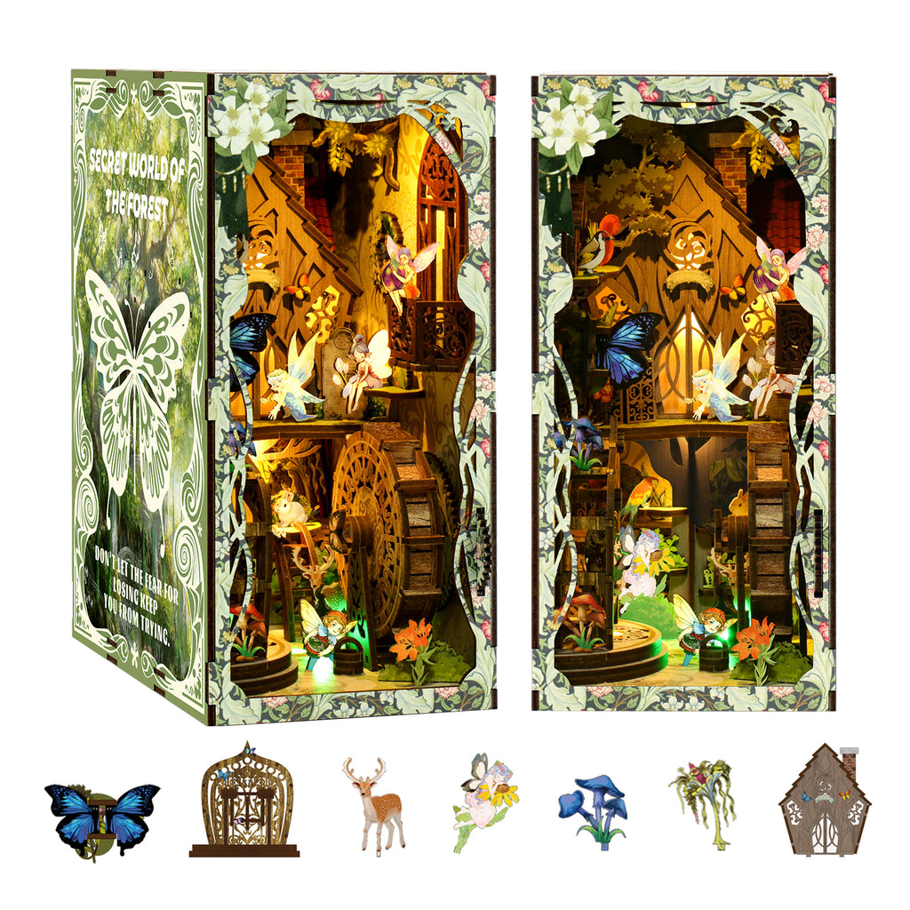 Secret World of The Forest - DIY Book Nook Kit Miniature Fairy World