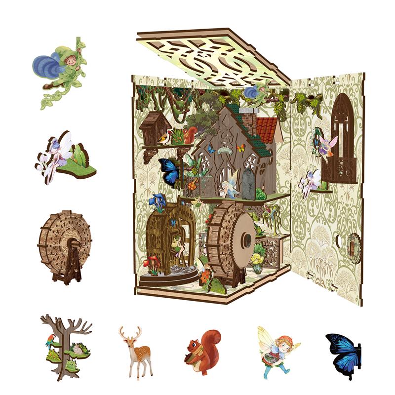 Secret World of The Forest - DIY Book Nook Kit Miniature Fairy World