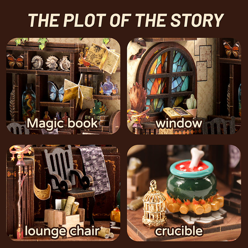 Magic Potion Workshop - DIY Mini House Retro Magic World