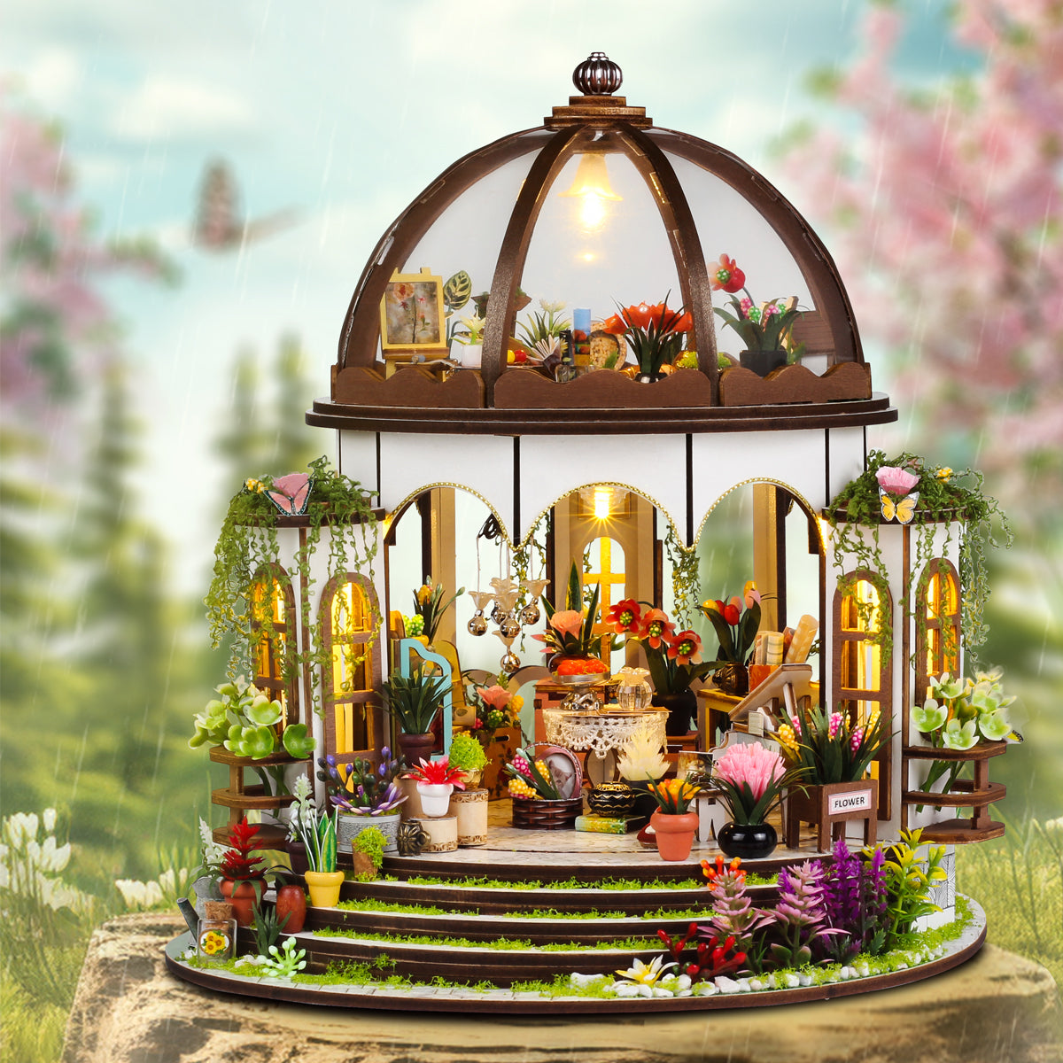 Hanging Garden - DIY Miniature Dollhouse Kit Home Decoration