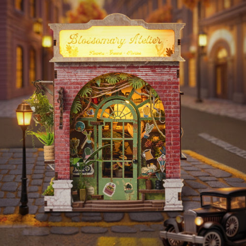 Blossomary Atelier - DIY Book Nook Kit Miniature European Romantic Style Flower Shop