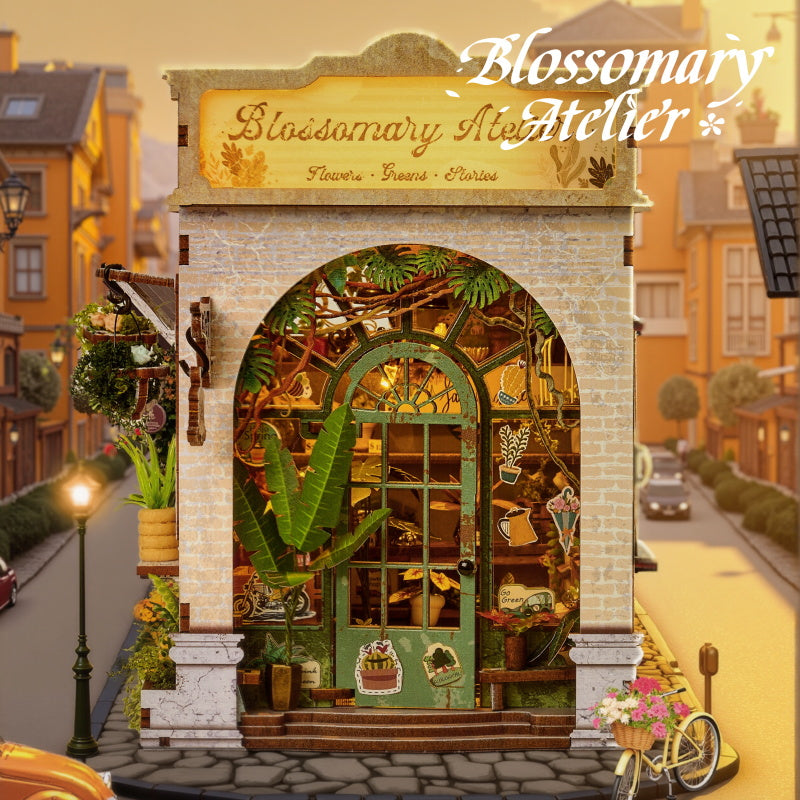 Blossomary Atelier - DIY Book Nook Kit Miniature Flower Shop 3D Puzzle