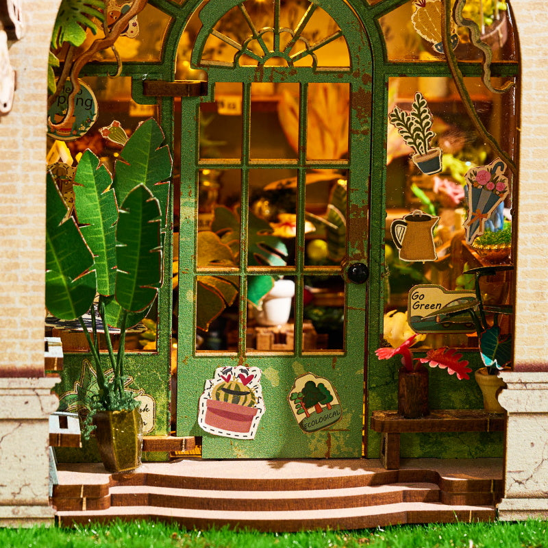 Blossomary Atelier - DIY Book Nook Kit Miniature Flower Shop 3D Puzzle
