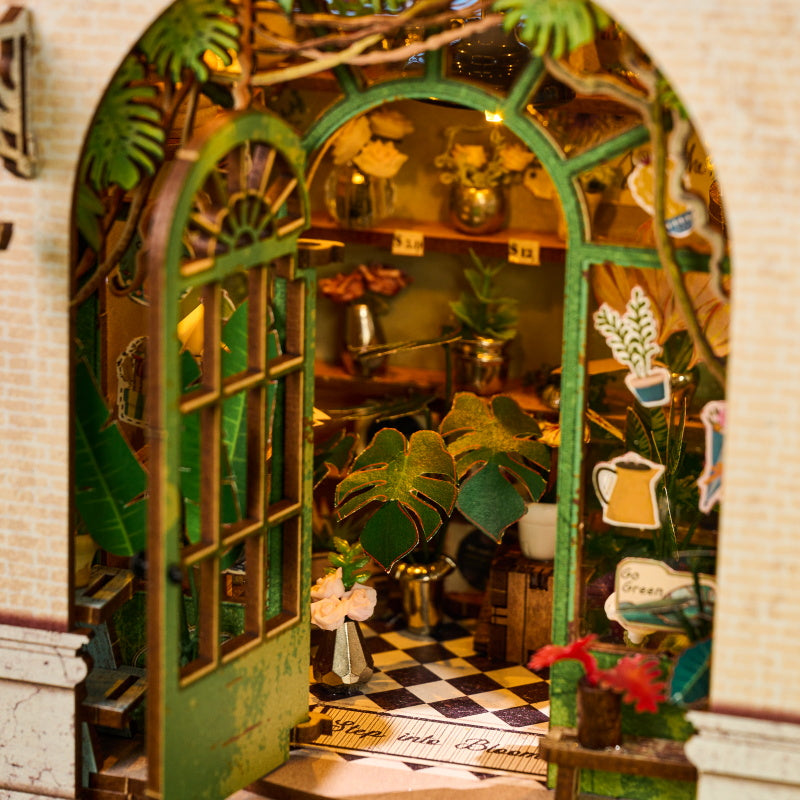 Blossomary Atelier - DIY Book Nook Kit Miniature Flower Shop 3D Puzzle
