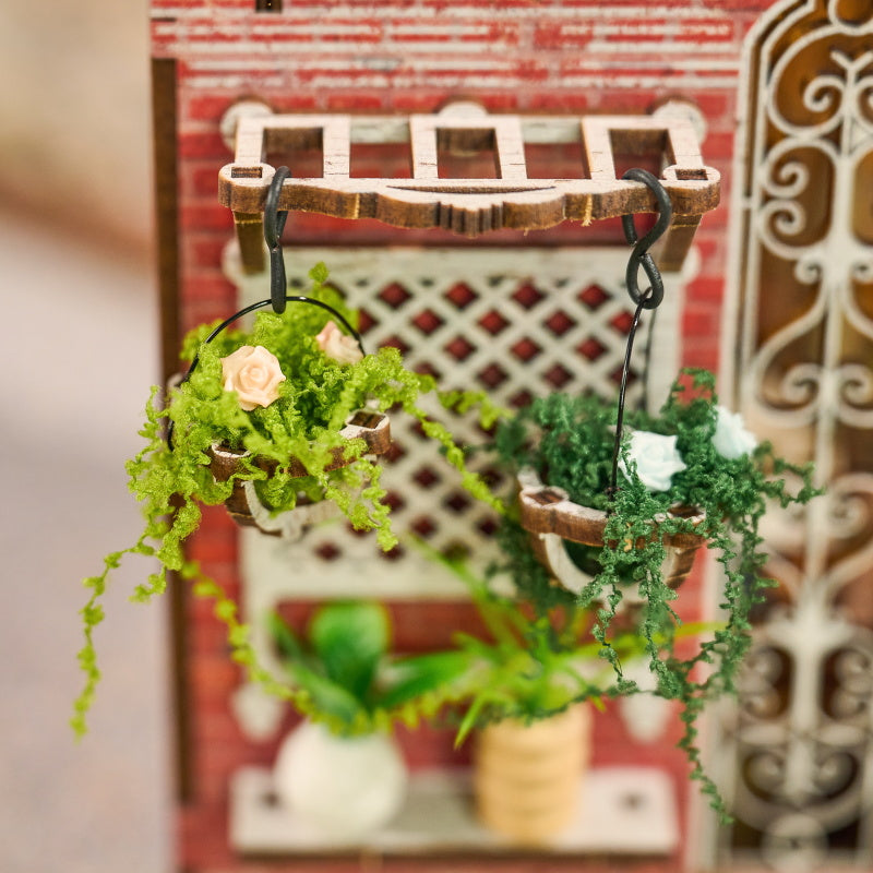 Blossomary Atelier - DIY Book Nook Kit Miniature European Romantic Style Flower Shop